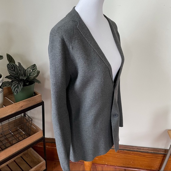 Gray Women's Blazer - Picture 6 of 8